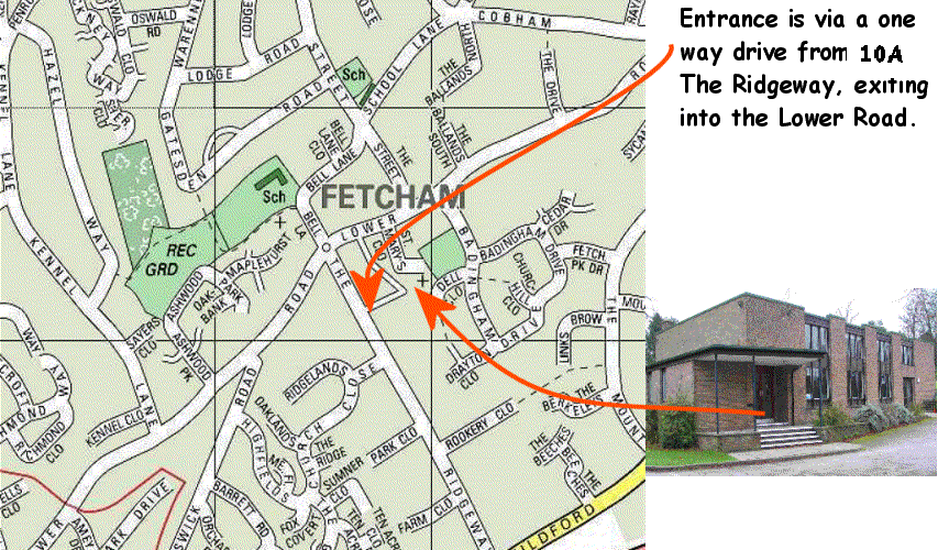 Map and picture of St Mary's Church Hall